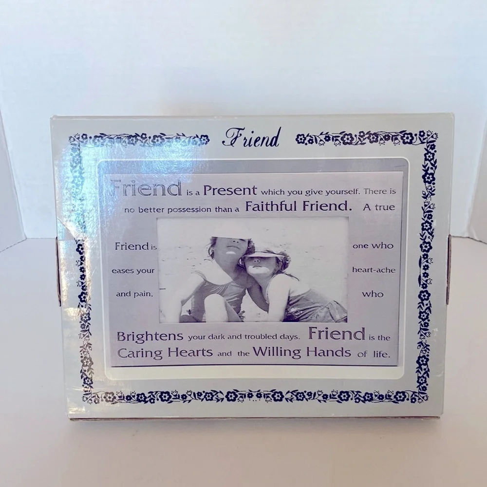 Photo Frame Glass Silver Size 4” X 6”